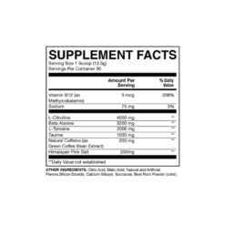 RAW CBUM Essential Energy Ingredients