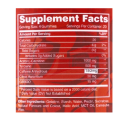 Ediblez Thermo Bears Fat Burner Gummies ingredients