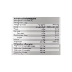 ATP Science MAG4 Ingredients
