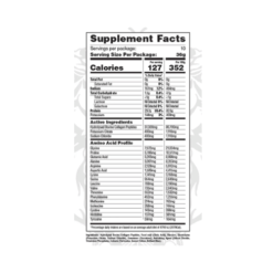 Hercules Protein of the Gods Collagen+ Ingredients