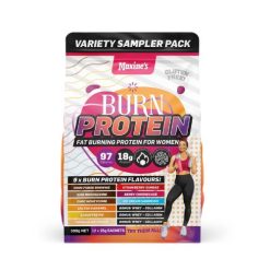 Maxine's Burn Protein Variety Sample Pack 12 x Mixed Flavours 12 x 25g sachets