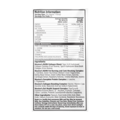 maxines burn protein water ingredients