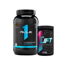 Rule 1 Whey + Pre Lift Stack