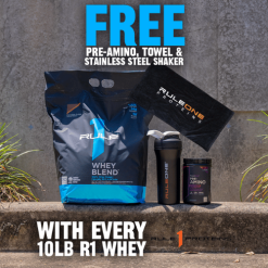 rule 1 whey 10lb bag plus bonus items