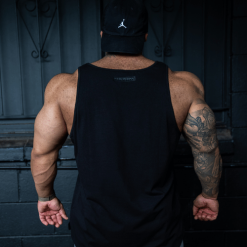 hype singlet blacked out back