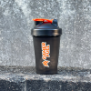 Gamer Fuel Shaker Black 400ml Black with Orange Logo 400ml Shaker