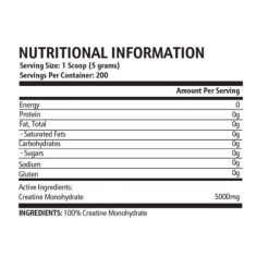 krupt creatine ingredients