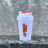 Gamer Fuel Shaker White 400ml White with Orange Logo 400ml Shaker