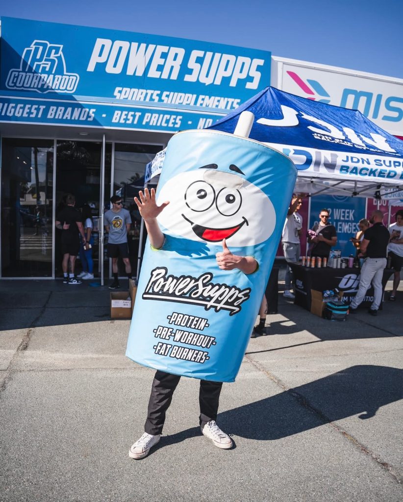Power Supps Mascot