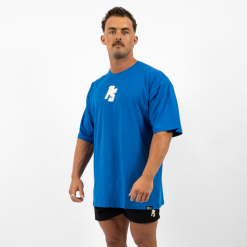 Pump Cover V3 Deep Blue White Logo Deep Blue Shirt with White/Silver logo 3XL+
