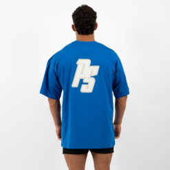 Pump Cover V3 Blue White logo back