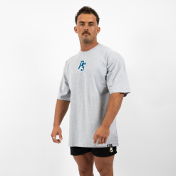 Pump Cover V3 Grey Navy Logo Grey Shirt with Navy/White logo 3XL+