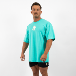 Pump Cover V3 Mint White Logo Mint Shirt with White/Silver Logo 3XL+