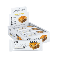 Fibre Boost Cold Pressed Protein Bars Box Apple Crumble Box of 12 Bars