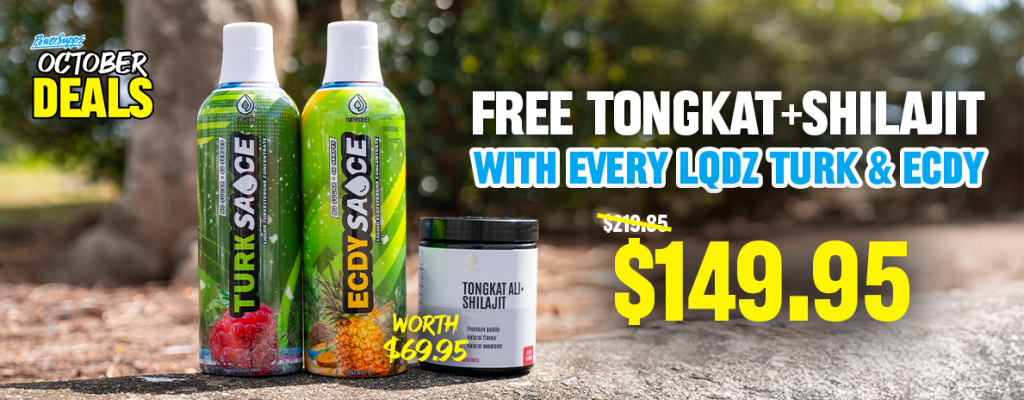 turk and ecdy with free tongkat power supps