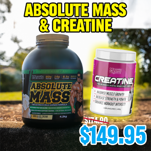 Absolute mass + creatine stack updated