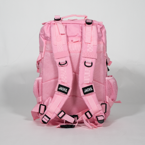 jackt backpack bubblegum pink back