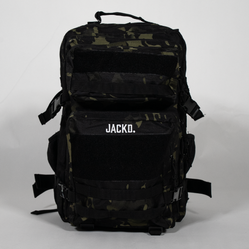 jackt backpack camo green front