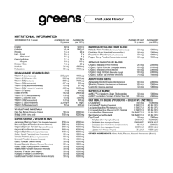 switch nutrition greens ingredients