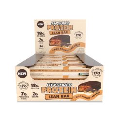 EHPLabs Oxyshred Protein Lean Bar Choc Peanut Caramel 12 x 50g Bars