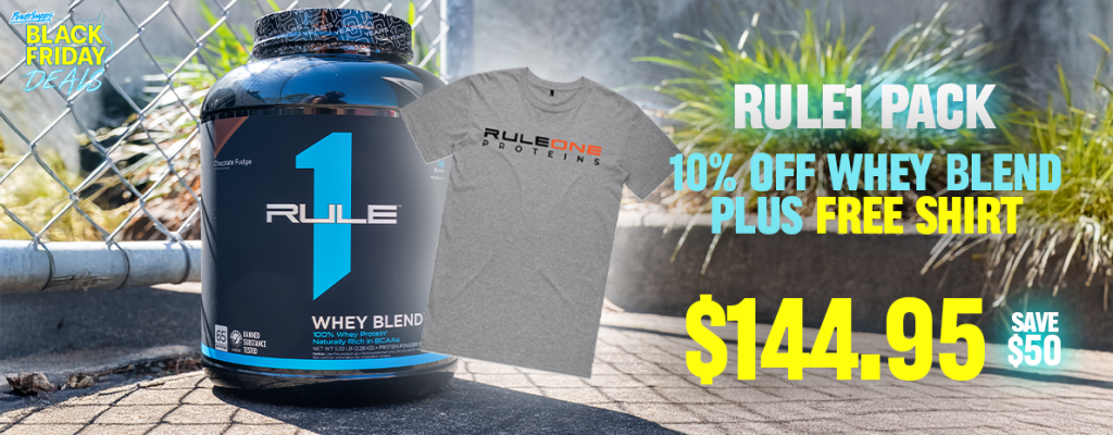 rule whey lb tub with free rule one shirt