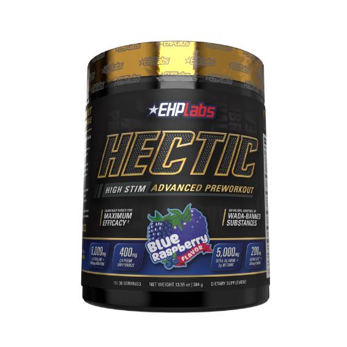 EHPLabs Hectic Advanced Pre Workout Blue Raspberry 30 Serves