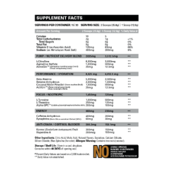 EHPLabs Hectic Advanced Pre Workout Ingredient List