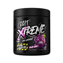 Legit Xtreme Pre Workout Sour Grape 25 Serves
