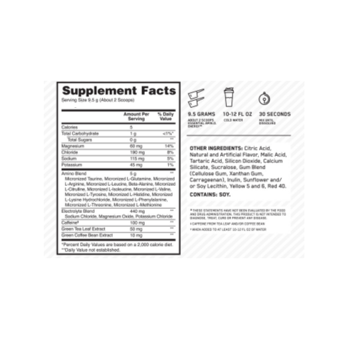 Optimum Nutrition Amino Energy + Electrolytes 30srv NIP Optimum Nutrition Amino Energy + Electrolytes 30srv NIP