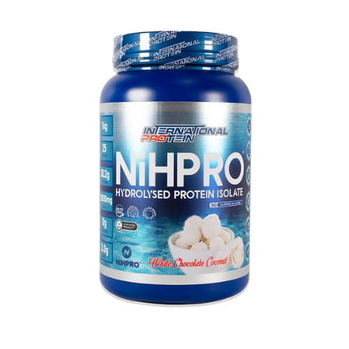 International Protein NIHPRO White Choc Coconut International Protein NIHPRO White Choc Coconut