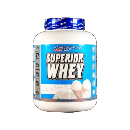 International Protein Superior Whey 2.27kg Vanilla International Protein Superior Whey 2.27kg Vanilla