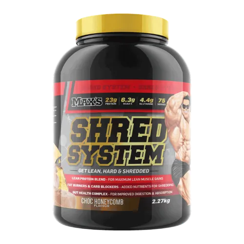 Max's Shred System 2.27kg Choc Honeycomb Max's Shred System 2.27kg Choc Honeycomb