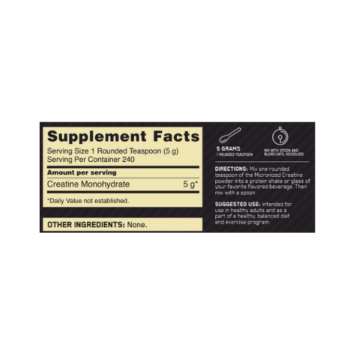 ON Micronized Creatine NIP ON Micronized Creatine NIP