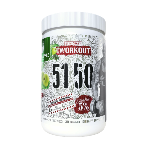 Rich Piana 5% Nutrition 5150 Pre Workout Green Apple Rich Piana 5% Nutrition 5150 Pre Workout Green Apple