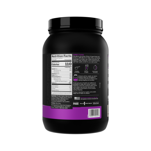 Rule 1 Casein Nutritional Panel Rule 1 Casein Nutritional Panel