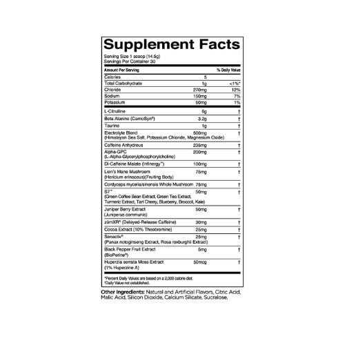 Rule 1 Pre Lift Nutritionals Rule 1 Pre Lift Nutritionals