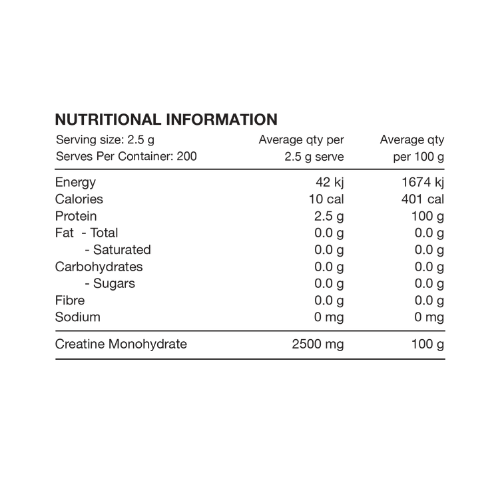 Switch Nutrition Creatine 500g Switch Nutrition Creatine 500g