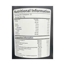 iron alloy pre workout ingredients