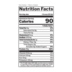 Rule 1 Clear Isolate 1.5lb 27 Serves Ingredients