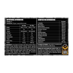 faction labs disorder pump ingredients