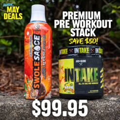 intake and swole sauce stack may deals power supps
