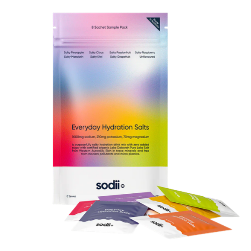 sodii everyday hydration salts 8 sachet sample pack sodii everyday hydration salts 8 sachet sample pack