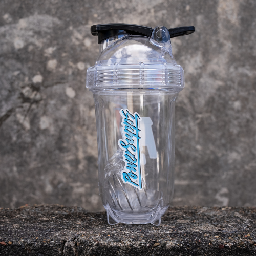 Grenade Shaker 400ml Clear with Blue Grenade Shaker 400ml Clear with Blue