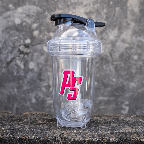 Grenade Shaker 400ml Clear with Magenta Grenade Shaker 400ml Clear with Magenta