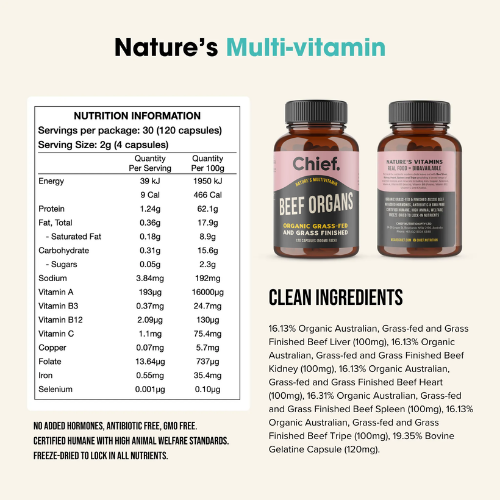 chief beef organs ingredients chief beef organs ingredients