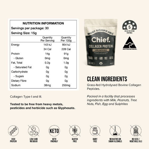 chief collagen protein ingredients chief collagen protein ingredients