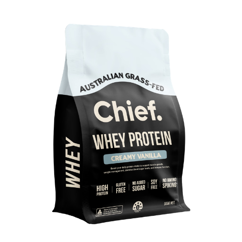 chief whey protein 900g creamy vanilla chief whey protein 900g creamy vanilla