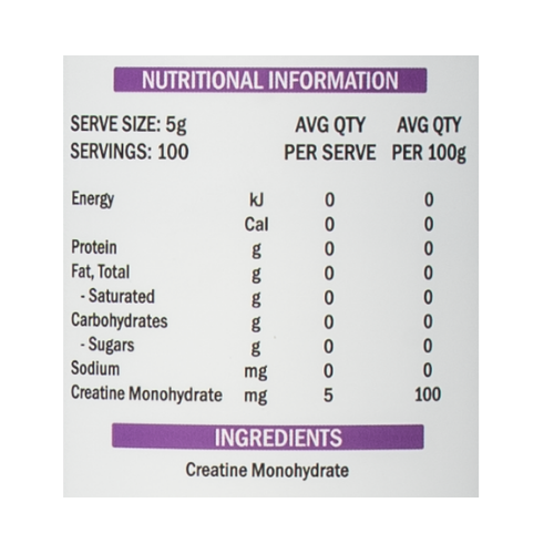 fantom creatine monohydrate ingredients fantom creatine monohydrate ingredients