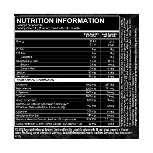 ocd nutrition headshot ingredients 2026 ocd nutrition headshot ingredients 2026