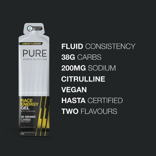pure sports performance race energy gels hasta certified pure sports performance race energy gels hasta certified